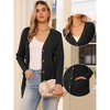 INSPIRE CHIC Women's Casual V Neck Long Sleeve Button Down with Pockets Cardigans - 2 of 4