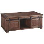 Budmore Rectangular Cocktail Table Brown - Signature Design by Ashley