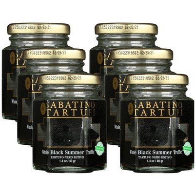 Sabatino Tartufi Whole Black Summer Truffle - Case of 6/1.4 oz