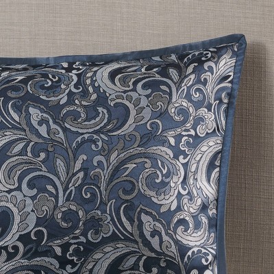 Navy Microfiber California King 24-Piece Bedding Set