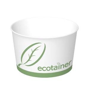 Ecotainer 8 oz Ecotainer Food Container Made in USA - Case of 1000 - 1 of 1