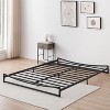 Homhougo Low Profile Queen Bed Frame, 6 Inch Heavy Duty Metal Queen Size Platform Bed Frame, Mattress Foundation with Steel Slat Support, Black - 4 of 4