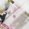Extra Long Clear EVA Frosted Shower Curtain with 5 Bottom Magnets, 72x86 Inch - 4 of 4