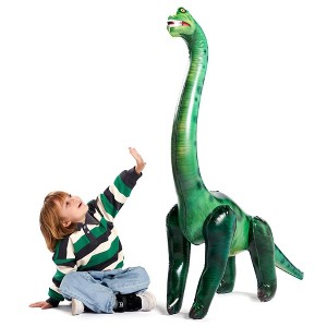 SYNCFUN 51" Brachiosaurus Inflatable Dinosaur Toy for Party Decorations, Birthday Christmas Party Gift for Kids and Adults - 1 of 4