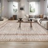 Modern Geometric Washable Rug – Non-Slip Low Pile  Carpet for Living Room, Bedroom & More - 4 of 4
