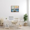 Stupell Industries Vivid Nautical Sailboat Landscape Floating Frame Canvas Art - 3 of 4