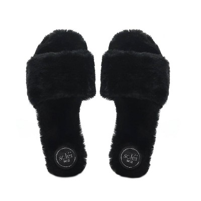 Women's Wo's Averie Faux Fur Slipper - solei sea