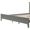 Sapphtopaz Modern Solid Wood Bed Frame Platform Bed Frame with Headboard Bedroom Furniture, No Box Spring Needed - 4 of 4
