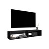 59.1" Manufactured Wood TV Stand with 2 Shelves, Compact Design, and FSC Certified for Living Room and Bedroom - 2 of 4