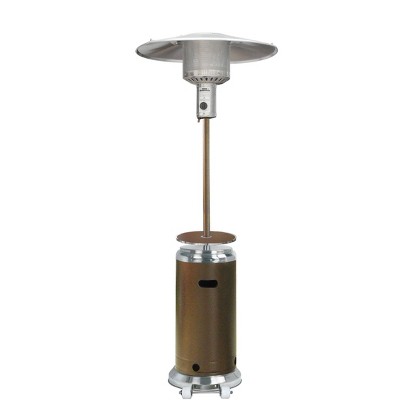 Two-Toned Patio Heater - Stainless Steel/Hammered Bronze - AZ Patio Heaters
