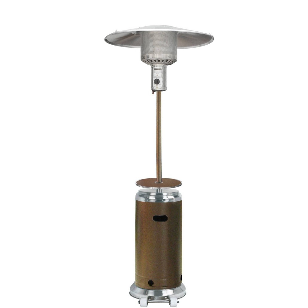 Photos - Patio Heater Two-Toned  - Stainless Steel/Hammered Bronze - AZ 