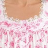 Collections Etc Feminine Floral Knit Nightgown - 3 of 4