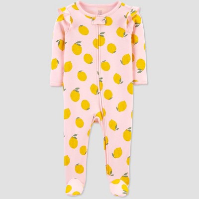 Carter's Just One You® Baby Girls' Lemons Sleep N' Play - Pink Newborn