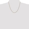 Black Bow Jewelry 1.2mm 14k Yellow Gold, D/C Spiga Chain Necklace - 2 of 4
