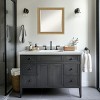 Amanti Art Carter Dark Gold Beveled Wood Framed Bathroom Vanity Wall Mirror - 4 of 4