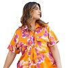Rebdolls Women's Collared Button Down Top - 3 of 4