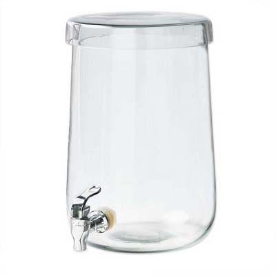 Tag Clear 192oz Drink Dispenser Beverage Server - Hand Wash, 11.25" H x 7.5" L x 7.5" W - Perfect for Parties and Events