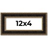 PosterPalooza | Panoramic Ornate Brown Picture Frame - UV Acrylic, Foam Board Backing, Hanging Hardware - 2 of 4
