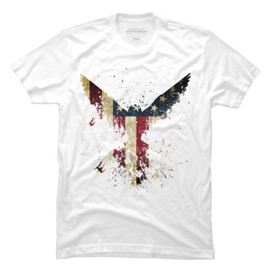 Men's Design By Humans M'erica Eagle By designpro44 T-Shirt - 1 of 4