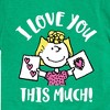 Boys' - Peanuts - I Love You This Much Short Sleeve Graphic T-Shirt - 2 of 4