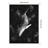 Amanti Art Magic Ocean Whale Large by Ec Mazur Framed Canvas Wall Art - 3 of 4