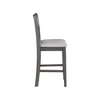 New Classic Furniture,Furniture Gia Solid Wood Counter Chairs In Gray (Set Of 2) - 4 of 4