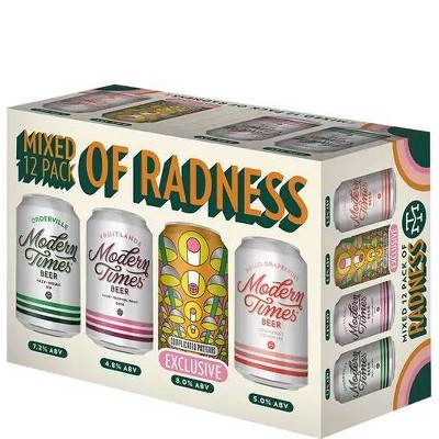 Modern Times Box of Radness - 12pk/12 fl oz Cans