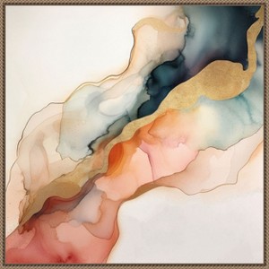 Amanti Art Abstracted Radiance I by Irena Orlov Framed Canvas Wall Art - 1 of 4