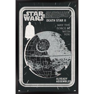 Trends International Star Wars: New Vintage - Death Star II Framed Wall Poster Prints - 1 of 4