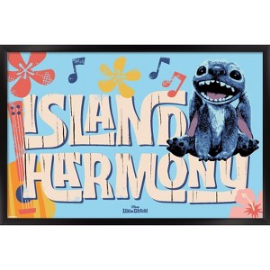 Trends International Disney Lilo & Stitch (2025) - Island Harmony Framed Wall Poster Prints - 1 of 4