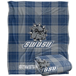 Southwestern Oklahoma State University Campus Plaid Spirit Silky Touch Super Soft Throw Blanket 50x60 - 1 of 4