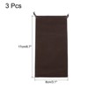 Unique Bargains Wedding Gift Microfiber Soft Drawstring Storage Bag 3 Pcs - 2 of 3