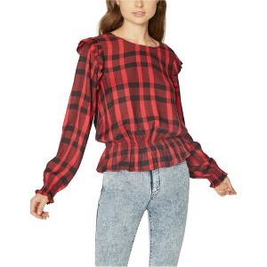 Sanctuary Clothing Womens Millie Ruffle Peasant Blouse - 1 of 1
