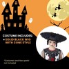 California Costumes Creepy Clown Women's Costume Wig - Black - 4 of 4