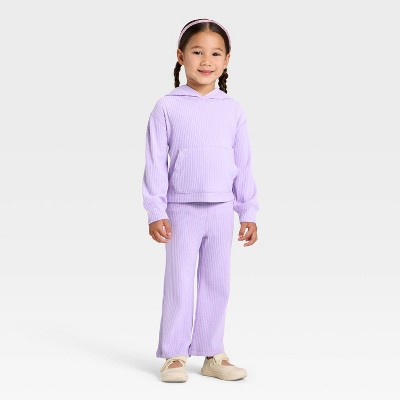 Toddler Girls' 2pc Top & Bottom Set - Cat & Jack™ Purple