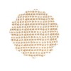 C&F Home Natural Home Cotton Quilted Round Reversible Placemats Set of 6, 17" - 4 of 4