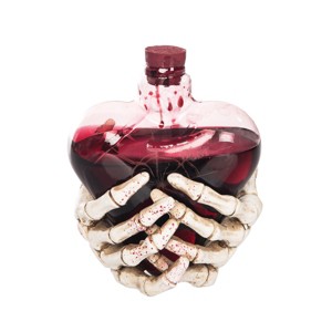 Gallerie II Skeleton Hands Decorative Halloween Glass Bottle Figurine - 1 of 4