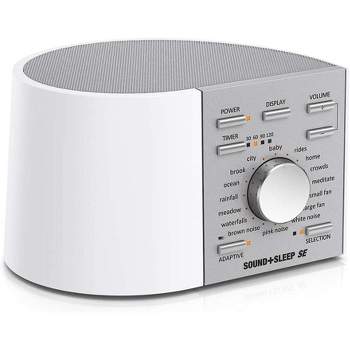 Smartset Sound Therapy Alarm Clock Radio with White Noise/Nature