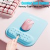 Blue Ergonomic Mouse Pad with Wrist Rest Support - 3 of 3