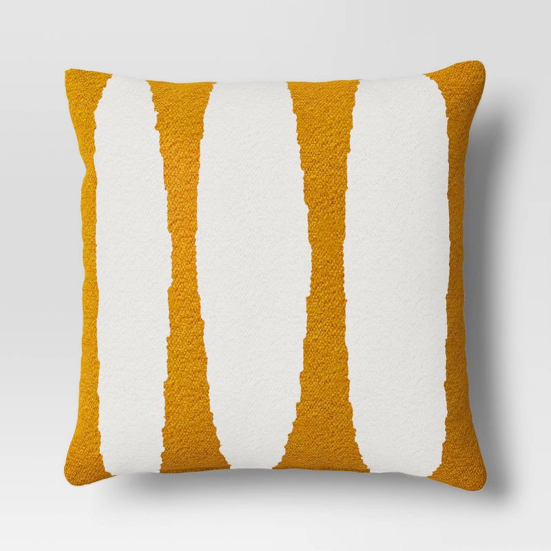Cotton Woven Modern Square Throw Pillow - Threshold™, 1 of 6