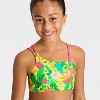 Girls' Giving Trop-lsational Swimwear Set - Cat & Jack™ Yellow - 3 of 3