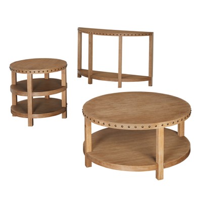 Upland Living Room Table Collection, Round Table Upland