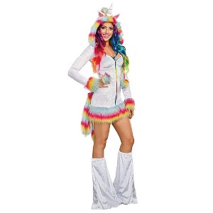 Dreamgirl Unicorn Beauty Women's Costume Hoodie - 1 of 1