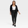 Women's Supersoft Leggings with Wide Waistband - A New Day™ Black - 3 of 3