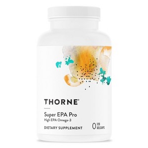 Thorne Super EPA Pro - Omega-3 Fish Oil with High Concentration EPA - Promotes Blood Lipid Support - 1300mg EPA and 200mg DHA - 120 Gelcaps - 1 of 4