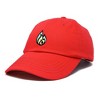 Dalix Fire Embroidered Lit Flame Dad Hat Cotton Baseball Cap Adjustable Mens - 4 of 4