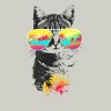 Men's Design By Humans Cat Breeze By Artemple T-Shirt - 2 of 3
