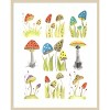 Amanti Art Mushroom Haven Grid by Gayle Martin Legner Wood Framed Wall Art Print - 4 of 4