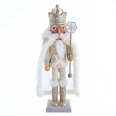 Kurt Adler 15-Inch Wooden Snowy Woods Nutcracker