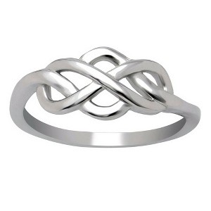 Continuum Infinity Ring  for Women 925 Sterling Silver Ginger Lyne Collection - 1 of 4